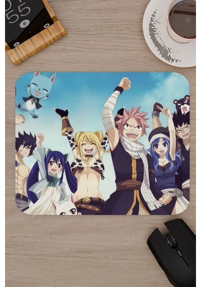 Fairy Tail Anime V4 - 22x18 Gaming Kauçuk Kaymaz Taban Mouse Pad Fare Altlığı