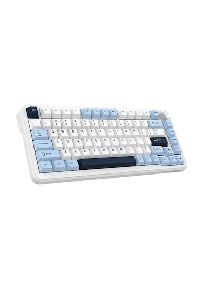 Ak820 Max Plus - Hot-swap-dinamik Rgb Mekanik Oyun Klavyesi Day Dream Switch - Lacivert Beyaz
