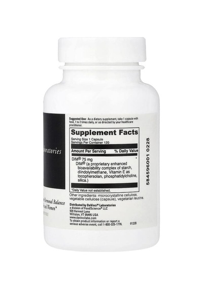 Davinci Laboratories, Dimpro , 120 Capsules 75 Mg Per Capsule