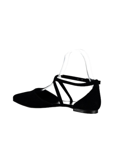 Fox Shoes Siyah Kadın Babet D726537302 Siyah