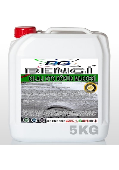 Cilalı Oto Köpük Fırçasız Profesyonel 5 Kg