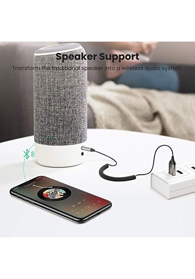 Ayrex Ugreen Mikrofonlu 3.5 Mm Aux Bluetooth 5.3 Alıcı Adaptör Araç Kiti