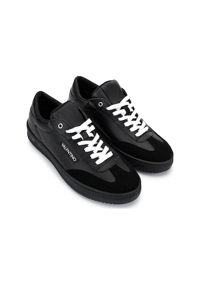 Mario Valentino Erkek Hakiki Deri Siyah Sneakers & Spor Ayakkabı 1040 95s7002 Erk Ayk Sk25-26 Black/black Siyah