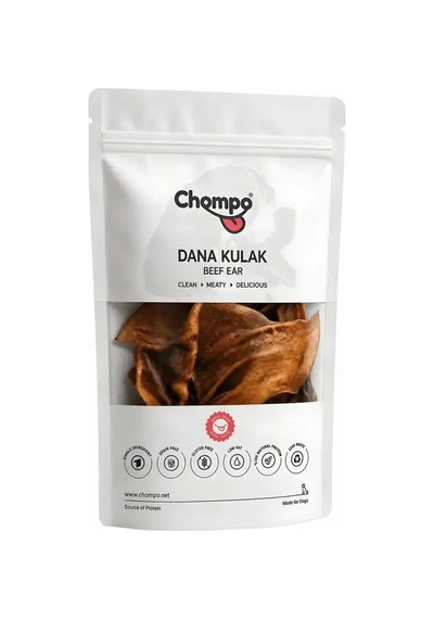Chompo Dana Kulak 100% Doğal Katkısız Köpek Ödül Maması Mbt06