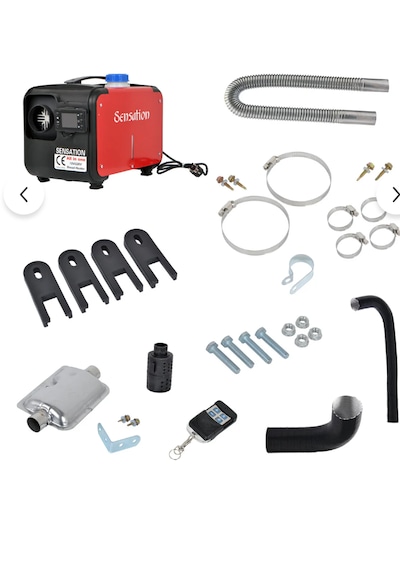Foxus Sensatıon Taşınabilir Çanta Tipi Dizel Isıtıcı 12/24/220volt 5kw Webasto Tipi Kabin, Karavan, Tekne Isıtıcı