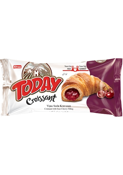 Today Kruvasan Vişneli 40 Gr. 20 Adet (1 Kutu)