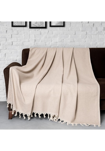 Trendy Koltuk Örtüsü Bej 170 X 230 Çok Renkli