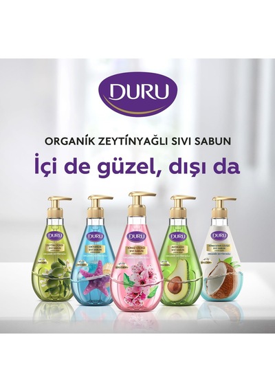 Organik Zeytinyağlı Zeytin Çiçeği Sıvı Sabun 1,5+1,5+500ml
