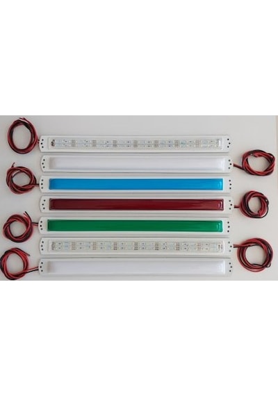 Su Geçirmez Led Lamba Marine Yat Tekne Karavan 12V-45 Cm (ŞEFFAF)