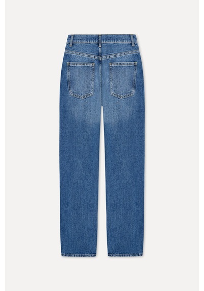 Mudo Kadın Kadın İndigo Straight Fit Pantolon 1271862
