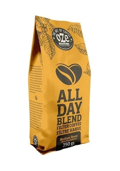 Oze Aromalı Filtre Kahve Tanışma Seti Irish Cream 250 G + All Day Blend 250 G + Vanilya 250 G Çekirdek