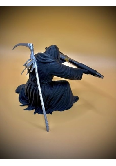 Ölüm Meleği Azrail Kalemlik - Özel Masaüstü Dekorasyonu Biblo Gotik Ve Gizemli - Grim Reaper Pen Holder - Custom D Genel