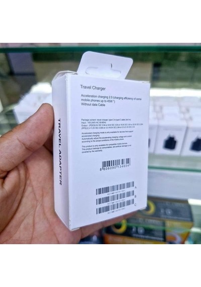 5 Adet 45w Typec Çıkışlı Süper Fast Destekli Şarj Başlık