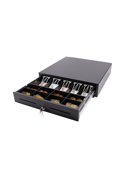 Olympia Xld 460a Geniş Tip Metal Para Çekmecesi 8 Bozuk Para, 4 Kağıt Para Bölmeli