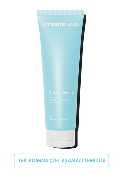Cream Co. Tek Adımda Çift Aşamalı Temizlik Sağlayan Krem Yüz Temizleyici 150 ML