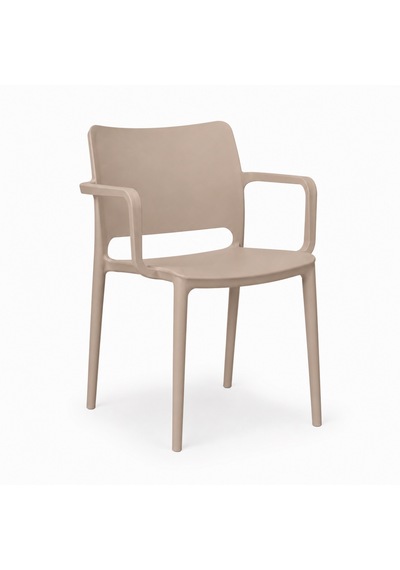 Heniver 6'lı Miami Balkon Ve Bahçe Sandalyesi Cappuccino