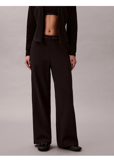 Calvin Klein Ponte Logolu Bel Bantlı Kadın Siyah Eşofman Altı Lv044e622g-ub1 Siyah