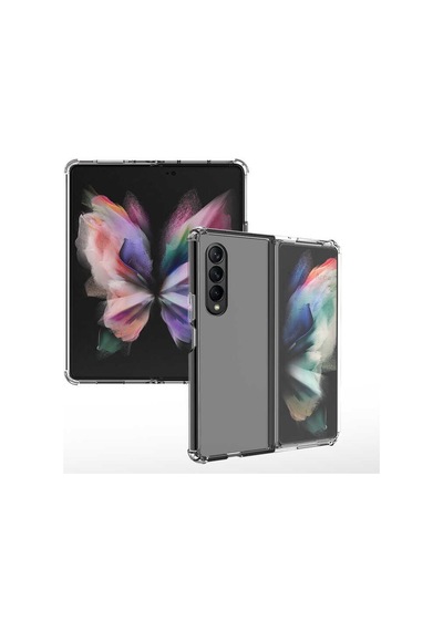 Zore Samsung Galaxy Z Fold 3 Uyumlu Omsy Nitro Anti Shock Silikon-renksiz