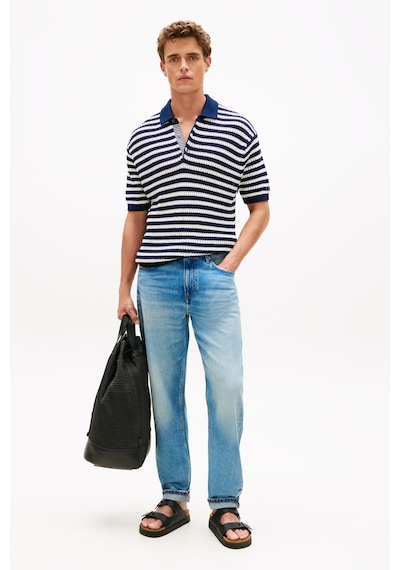 Tommy Hilfiger Regular Tapered Harlem Taj Mavi Erkek Jean-14779 Blue