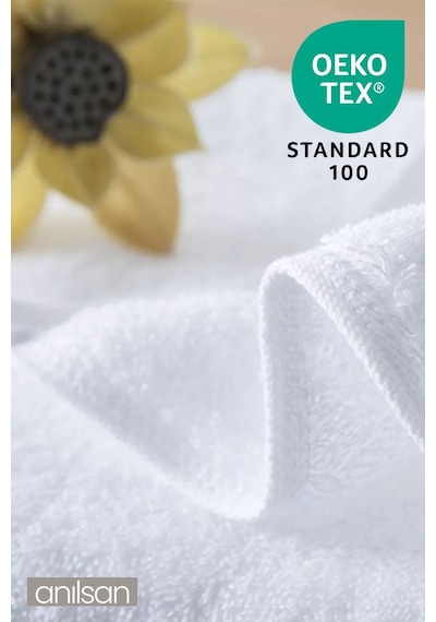 25'li Beyaz Banyo Havlusu - 70x140cm, 490gr, %100pamuk, Spa Ve Otel Havlusu, Günlük Kullanıma Uygun Beyaz