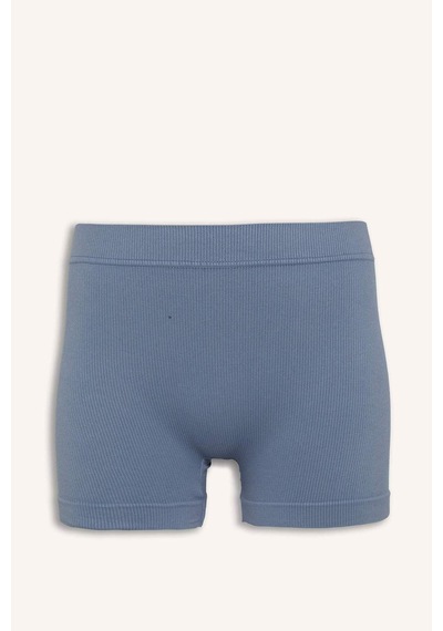 Defacto Fitilli Elastik Bel Açık Mavi Seamless Boxer I0628ax26hsbe746 Mavi-be746