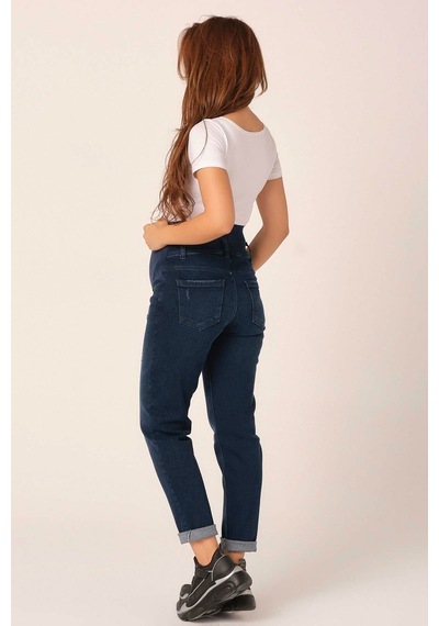 Busa Hamile Regular Fit Kot Pantolon Lacivert-lacivert
