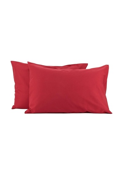 2'li 50x70 Ranforce Yastık Kılıfı Kırmızı Diğer
