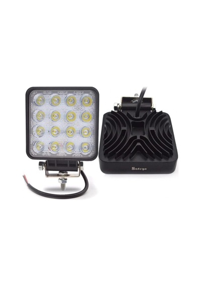 2 Adet 16 Ledli Off Road Çalışma Lambası Projektör 48watt 12v / 24v