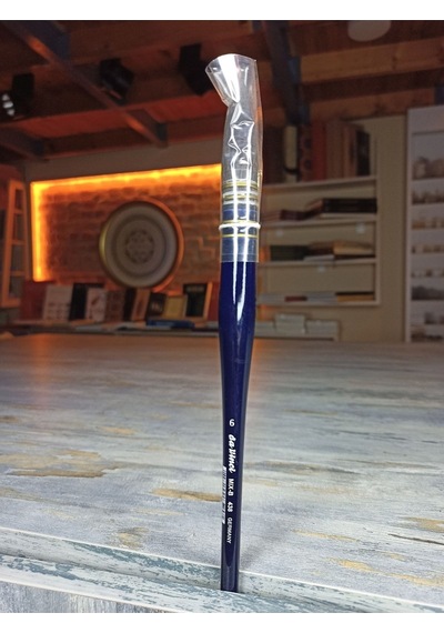 Da Vinci 438 Serisi Fırça No:6 Cosmotop Mix B Yuvarlak Sulu Boya Fırçası