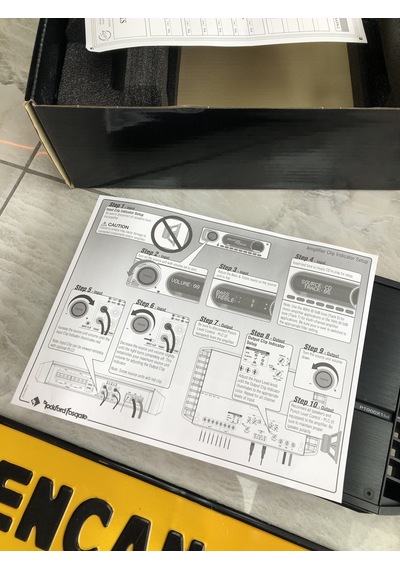 Rockford Fosgate P1000x1 Class Bd Amerikan Mono