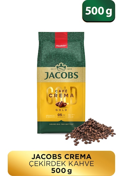 Jacobs Cafe Crema Çekirdek Kahve 500 G