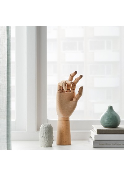 Ikea Handskalad Dekoratif Aksesuar Naturel