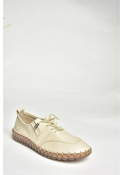 Fox Shoes U555130503 Bej Hakiki Deri Spor Ayakkabı Bej-hakiki Deri Bej