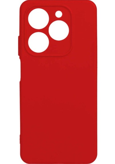 Tecno Spark 20c Kılıf Zore Biye Silikon Kırmızı