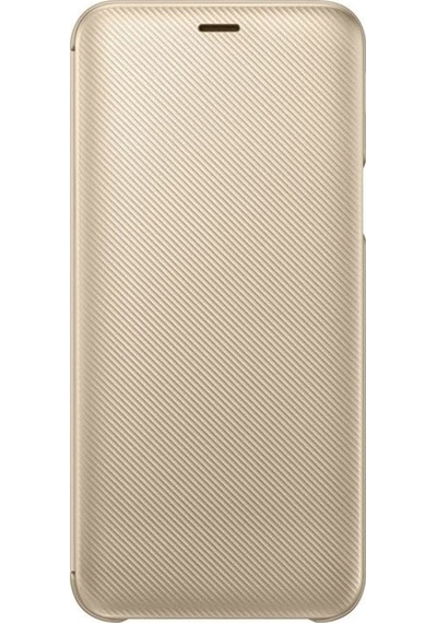 Galaxy J6 2018 İle Uyumlu Wallet Cover Kılıf Altın Ef-wj600cfegww Gold