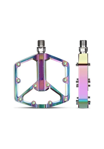Forte Gt Alüminyum Platform Bisiklet Pedalı Rainbow Xbyc-1818 Siyah