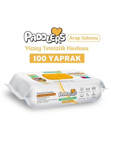 Easy Clean Arap Sabunu Katkılı Yüzey Temizlik Havlusu 100 Yaprak – Yüksek Hijyen