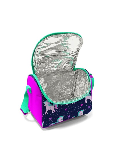 Coral High Kids Lacivert Pembe Unicorn Desenli Thermo Beslenme Çantası 11727