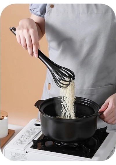 Pratik 2 Fonksiyonlu Sihirli Çırpıcı Yumurta Sos Krema Çırpıcı Ve Makarna Maşası Silikon Diğer