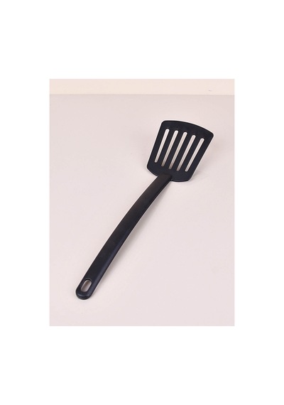 5li Yanmaz Yapışmaz Teflon Servis Set 220 Derece Dayanıklı Kepçe Kevgir Spatula Kaşık Çırpıcı Siyah