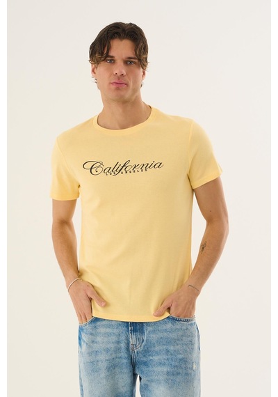 Alexandergardi Alexandergardı Baskılı T-shirt Sarı