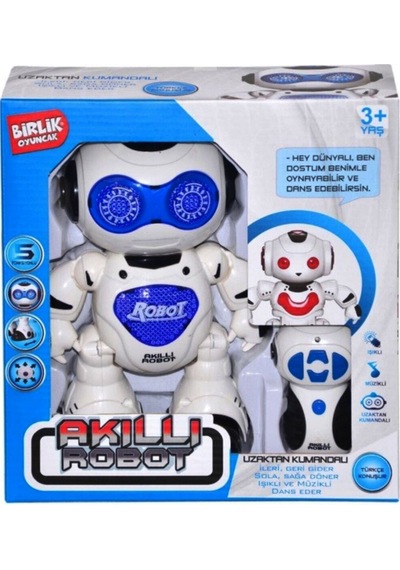 Oyuncak Robot U/K Kumandalı Akıllı Robot Işıklı Türkçe Konuşan