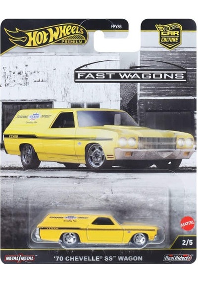 Hw Car Culture Arabalar 70 Chevelle Ss Wagon Jbk67 Çok Renkli