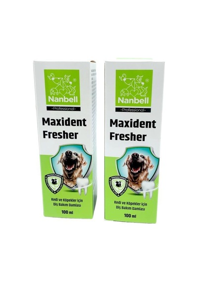 Nanbell Maxident Fresher Kedi ve Köpekler İçin Diş Bakım Spreyi 2 x 100 ML
