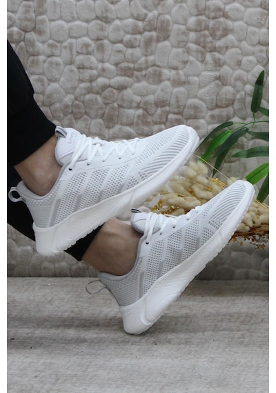 Kinetix Lıster Tx 4Fx Beyaz Gri X-Soft Yumuşak Taban Sneaker Erkek Ayakkabı 001
