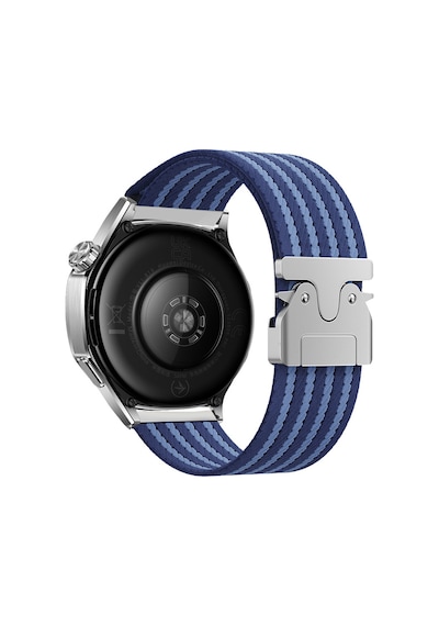 Huawei Gt2 46mm Mkst Krd-133 22mm Naylon Kumaş Hasır Örgülü Kordon - Gri