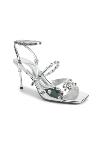 Nine West Irene2 5pr Gümüş Kadın Topuklu Sandalet 000000000102012040 Gümüş