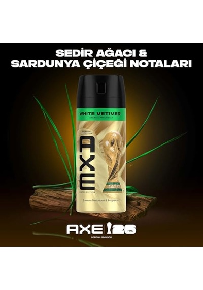 Axe Premium Collection Erkek Deodorant & Bodyspray White Vetiver 150 Ml