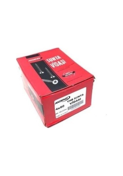 Sunta Vidası 4x60 Sunta Vidası-6 Cm Vida-200 Adet Pkt Vida Diğer