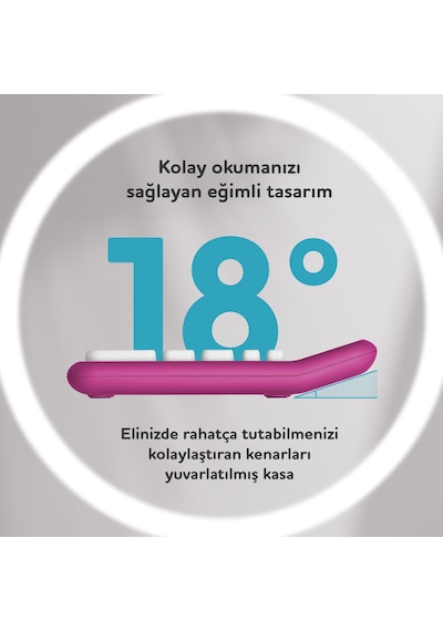 Daxı X-150 12 Haneli Küçük Boy Hesap Makinesi Fuşya 124-Pembe